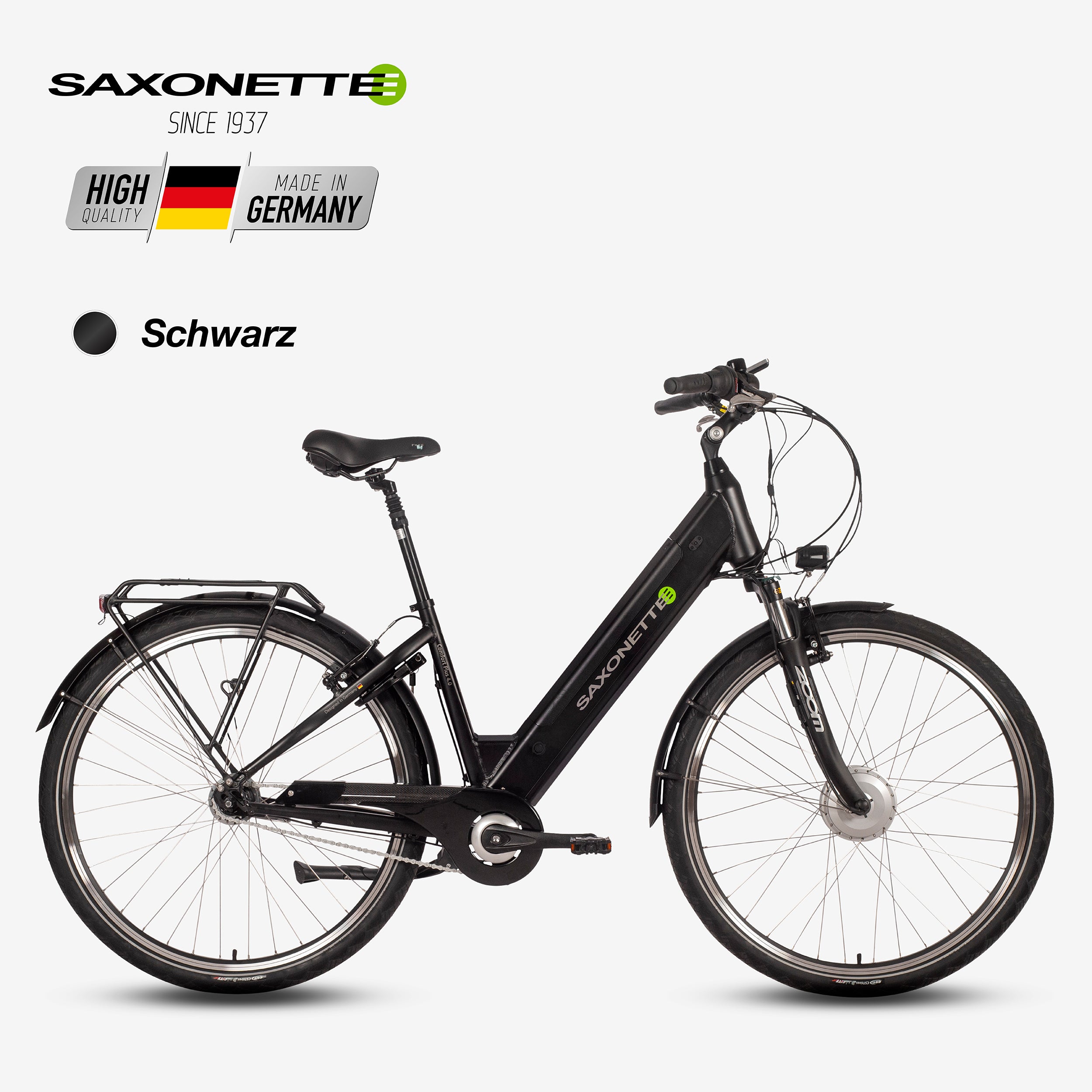 SAXONETTE Comfort Plus 4.0 Wave Vorderradmotor E-Bike
