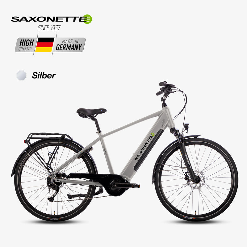 SAXONETTE E-Bike Deluxe Sport Diamant, Mittelmotor
