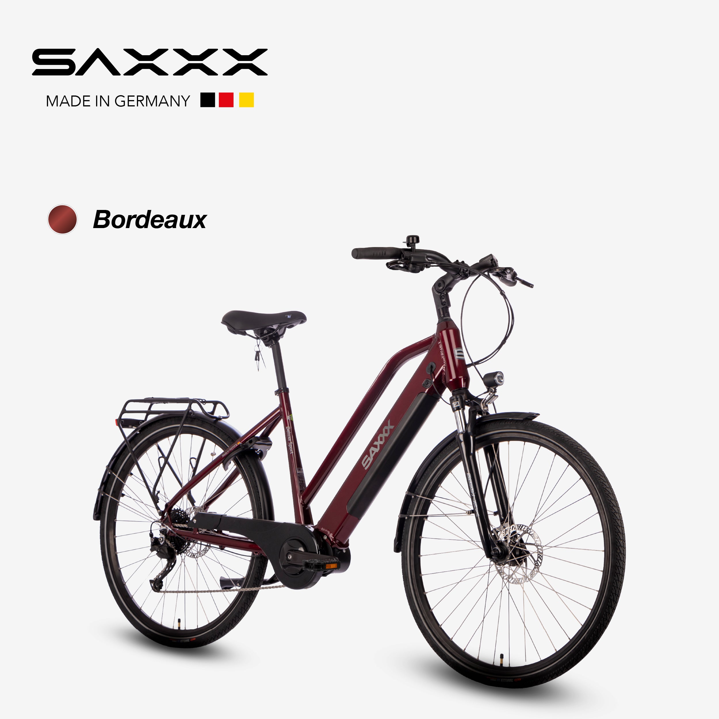 SAXXX E-Bike Deluxe Sport Trapez, Trekking, Mittelmotor