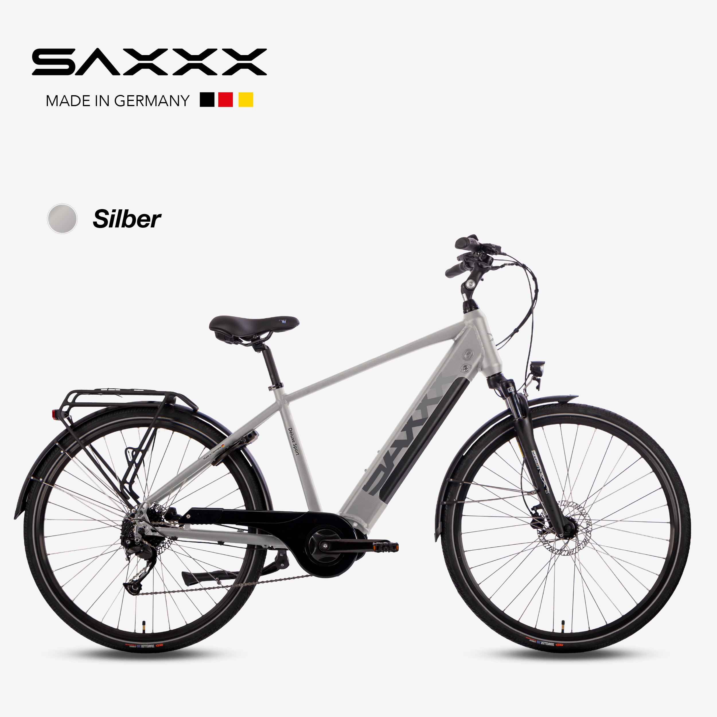 SAXXX E-Bike Deluxe Sport Diamant, Mittelmotor