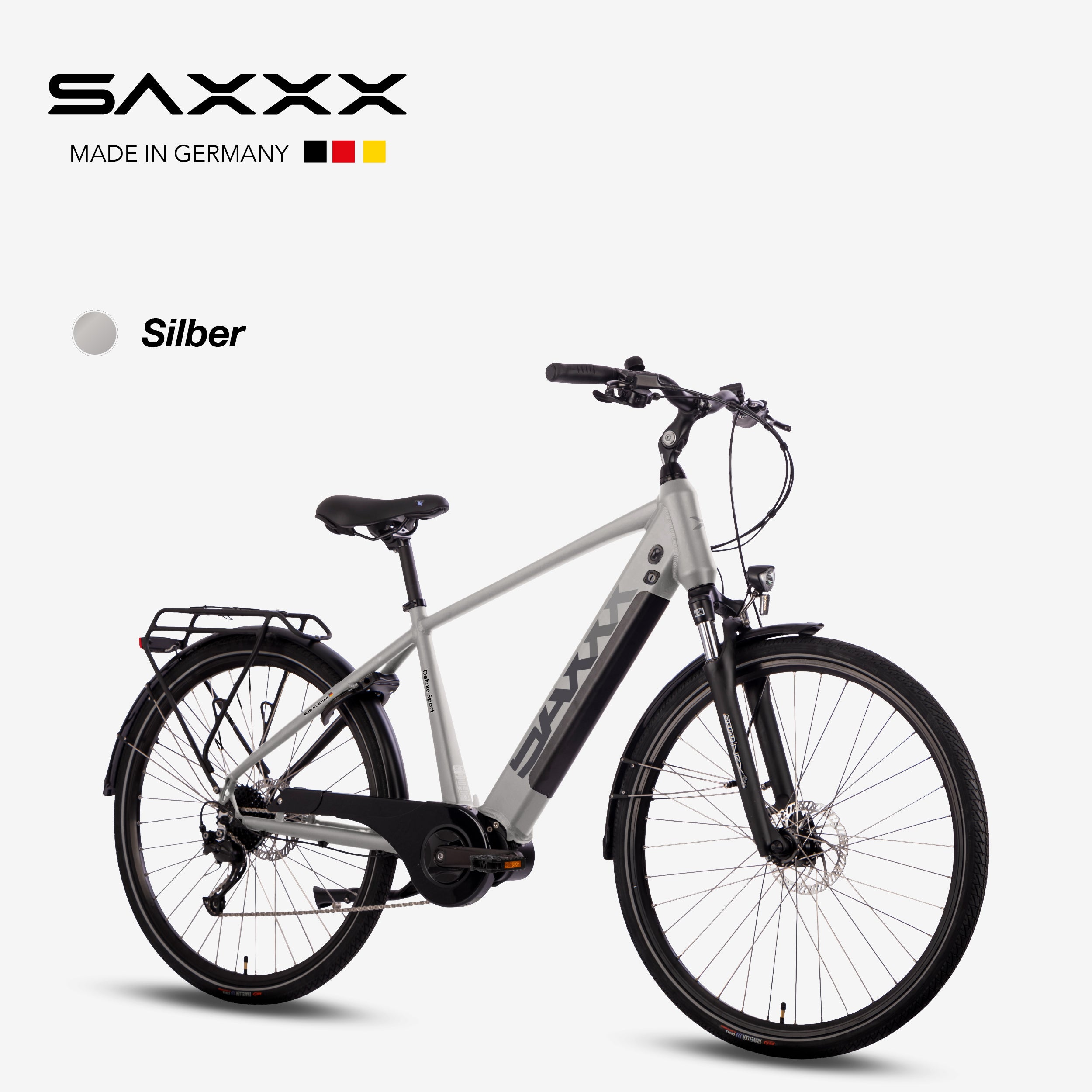SAXXX E-Bike Deluxe Sport Diamant, Mittelmotor