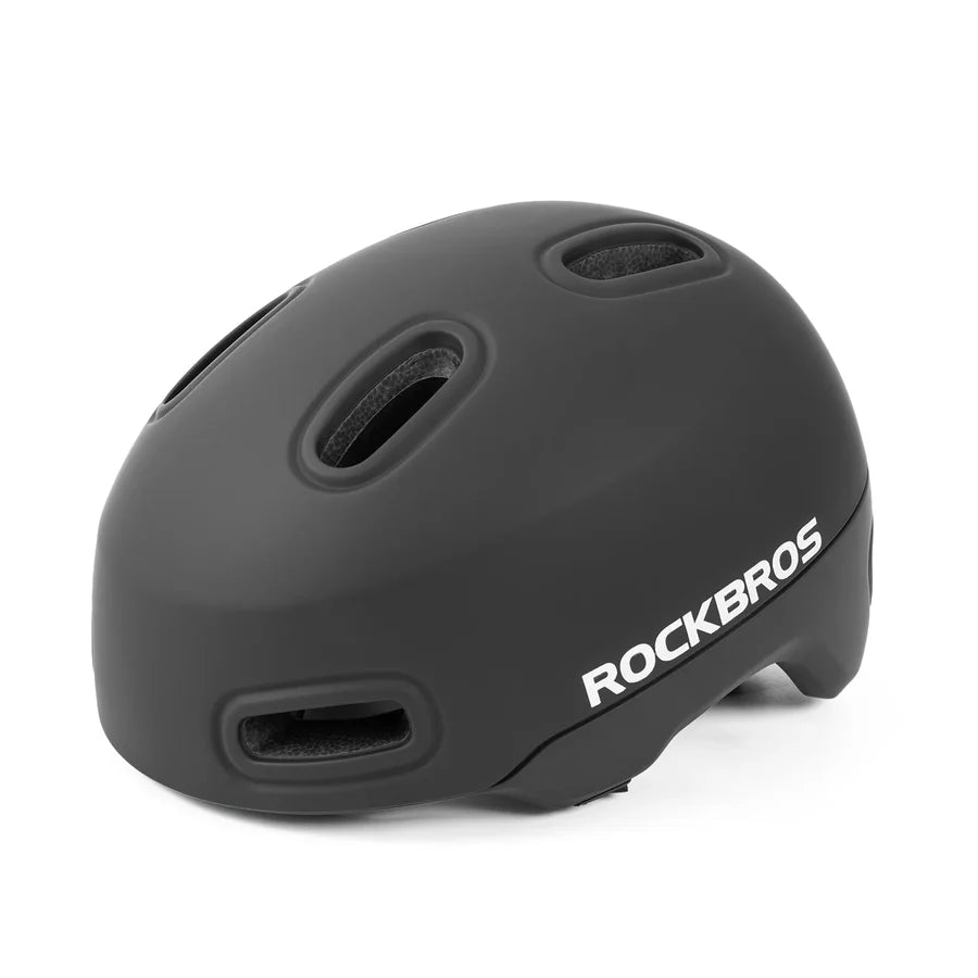 ROCKBROS Fahrradhelm Stadt & Freizeit – mit Rücklicht, PC+EPS, 57–62 cm
