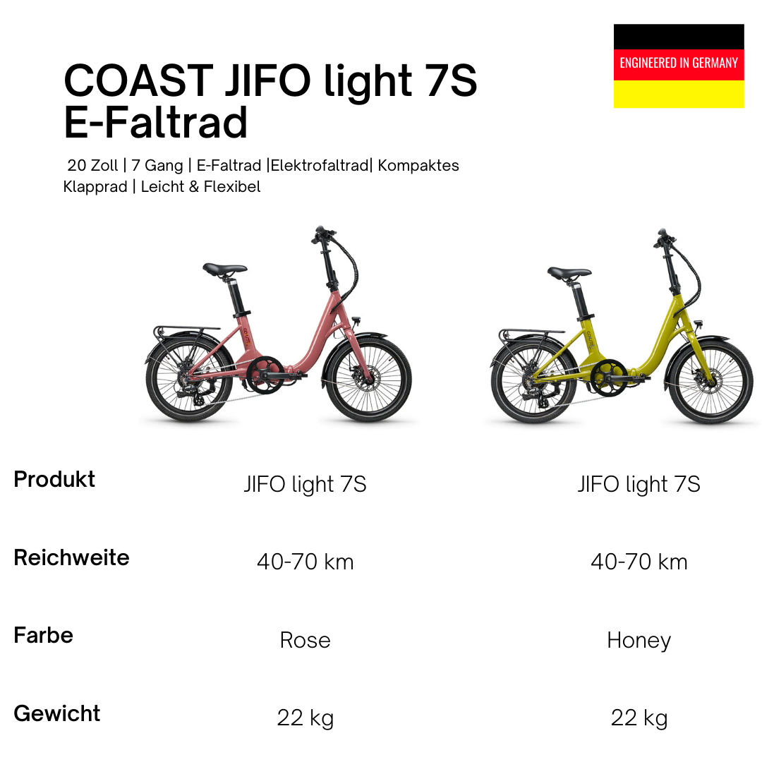 E-Klapprad | JIFO LIGHT 7-Gang