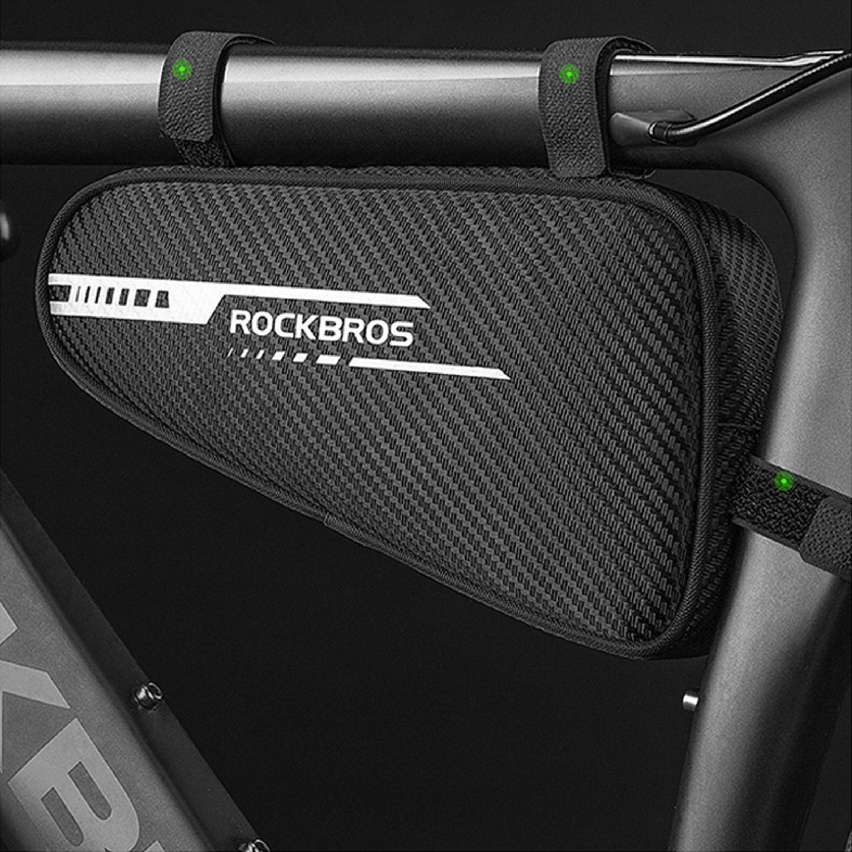 ROCKBROS Fahrrad Dreiecktasche 1,2 L Leicht Stoßfest Reflektierend