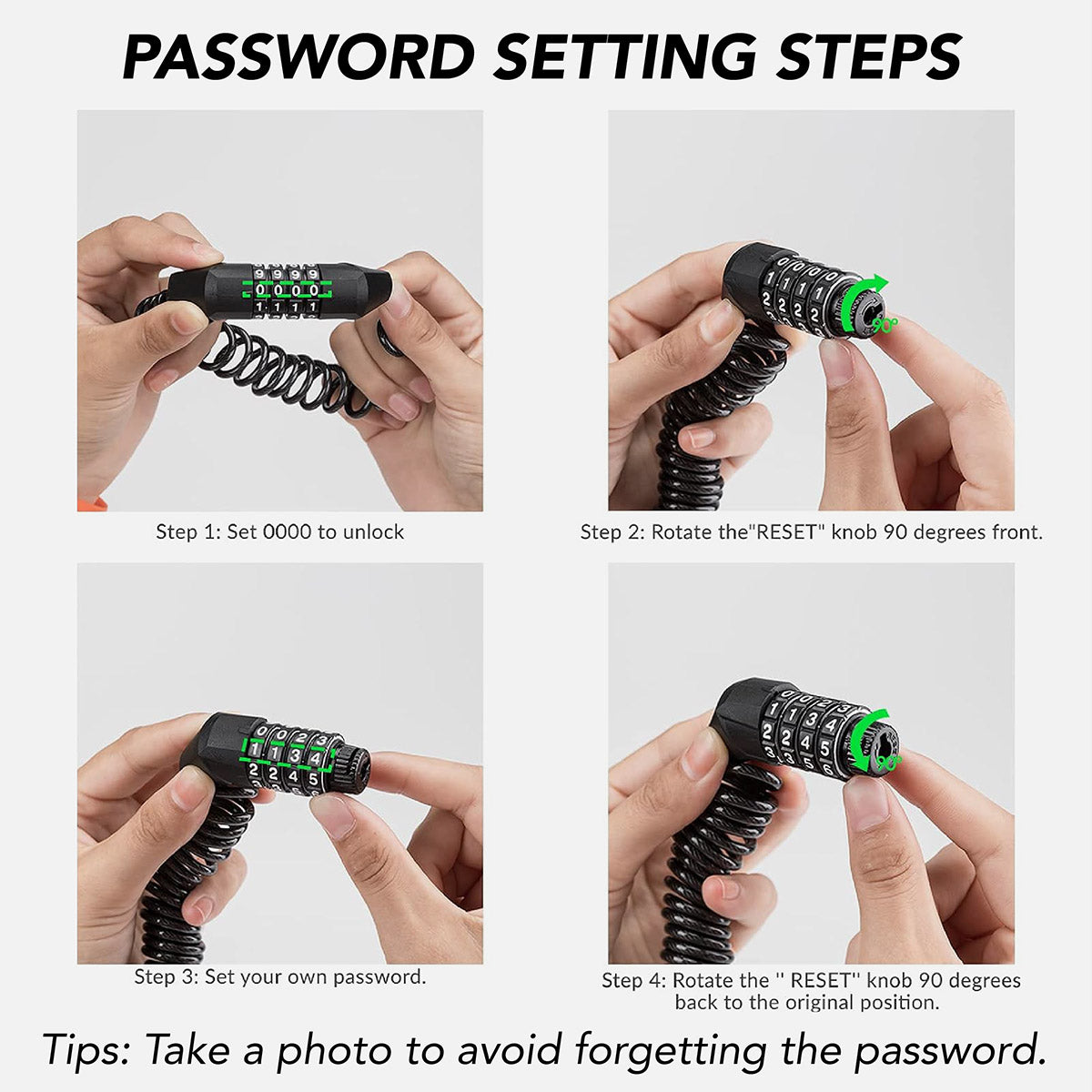 ROCKBROS Mini Fahrradschloss