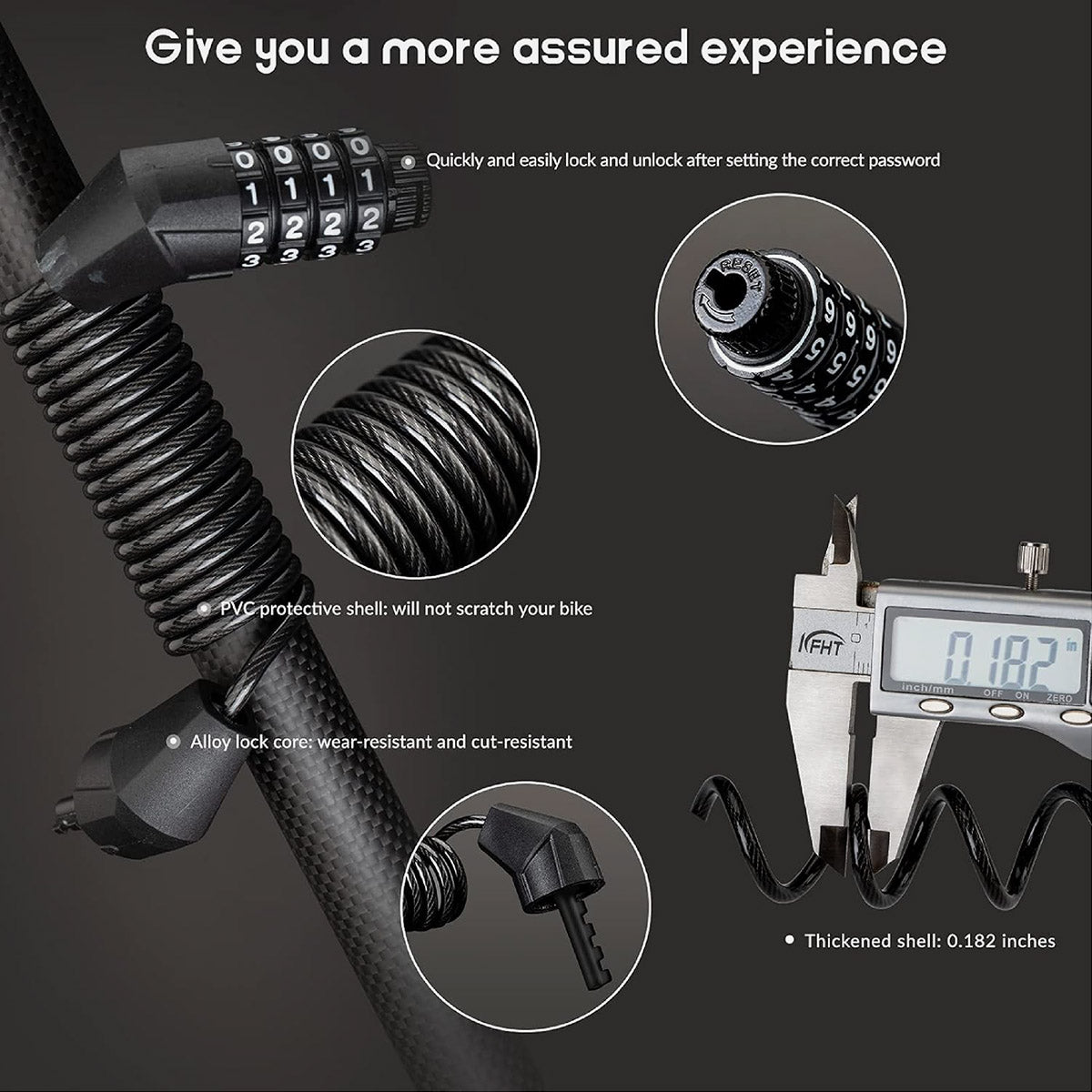 ROCKBROS Mini Fahrradschloss