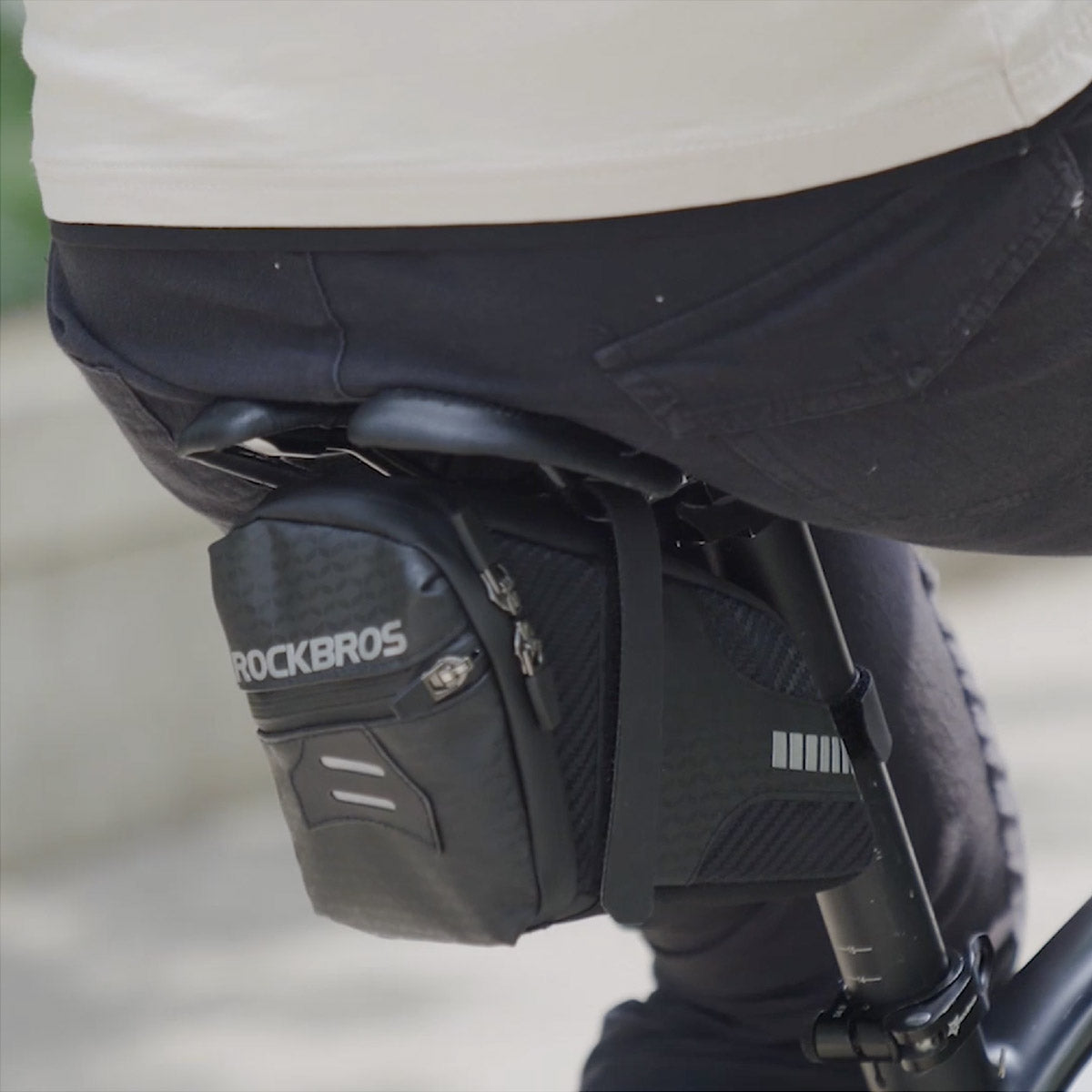 rockbros-fahrradtasche test ROCKBROS Fahrrad Satteltasche | Kompakter Stauraum