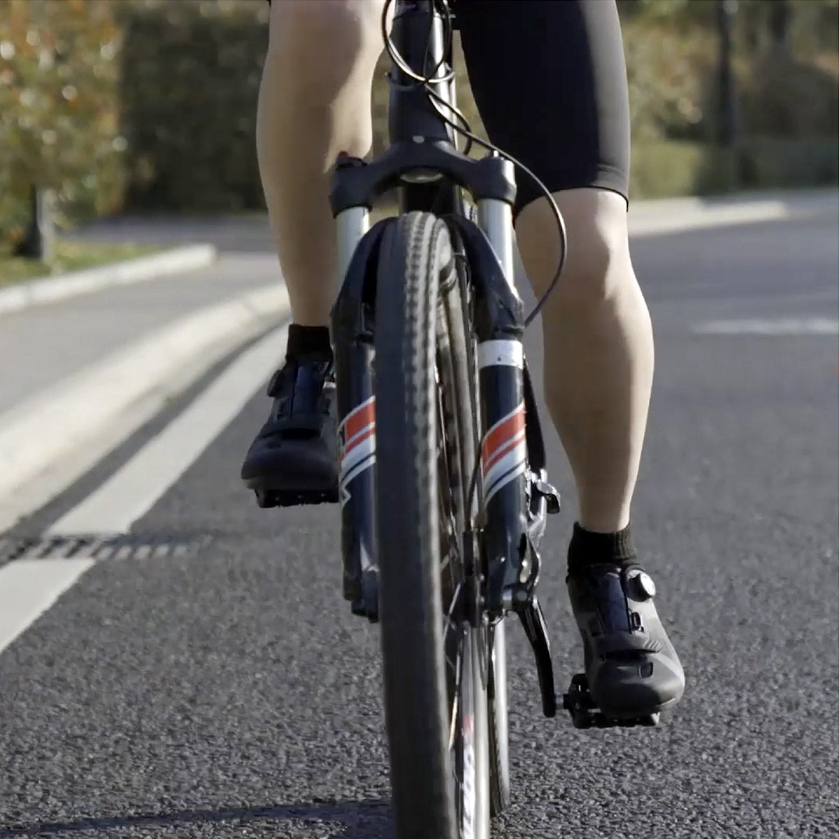 ROCKBROS Fahrradpedale – Schwarz | superleicht & robust, breite Plattform mit Grip-Pins, leise gedichtete Lager, 9/16" Standardgewinde