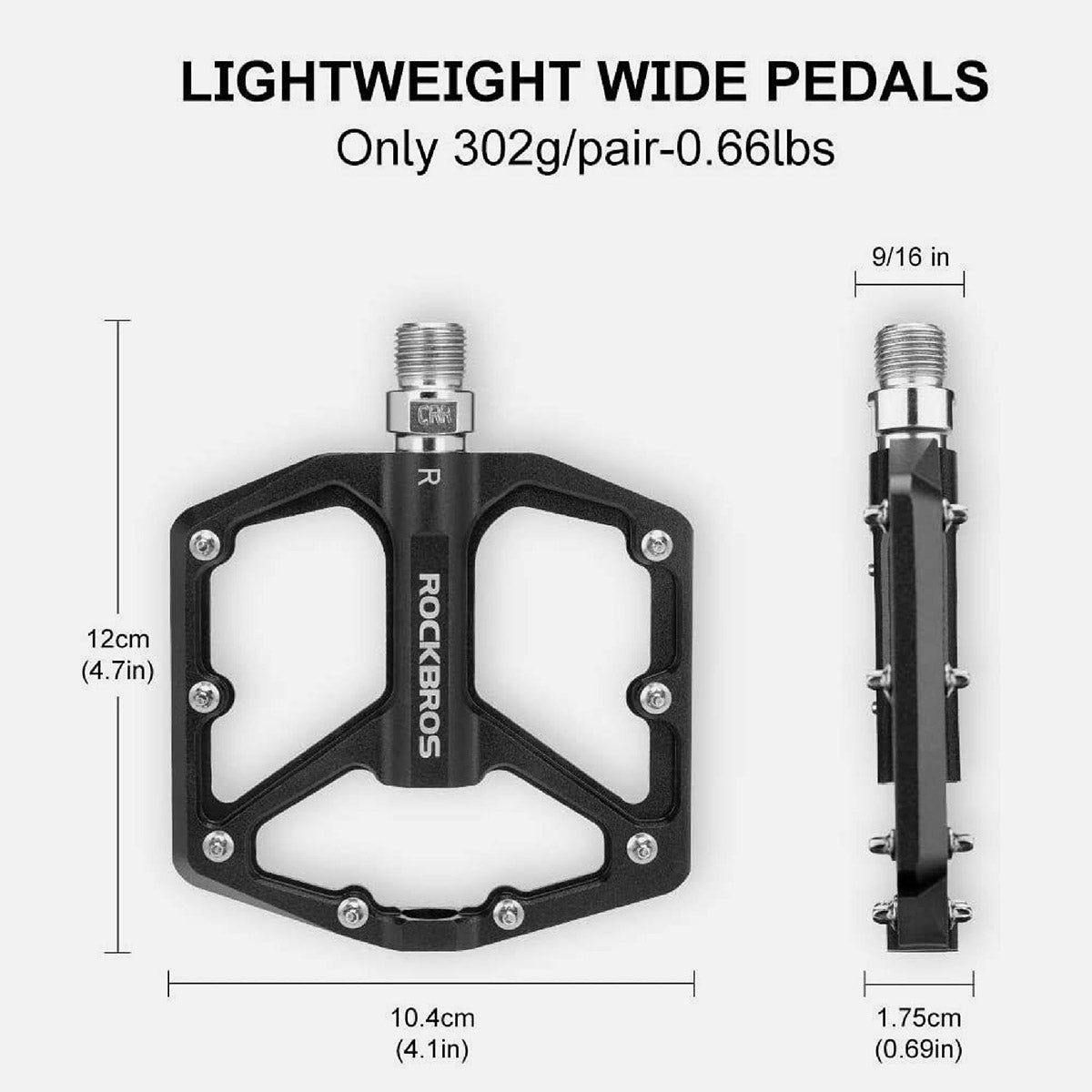 ROCKBROS Rennrad Pedale aus Aluminium | Leicht & Effizient