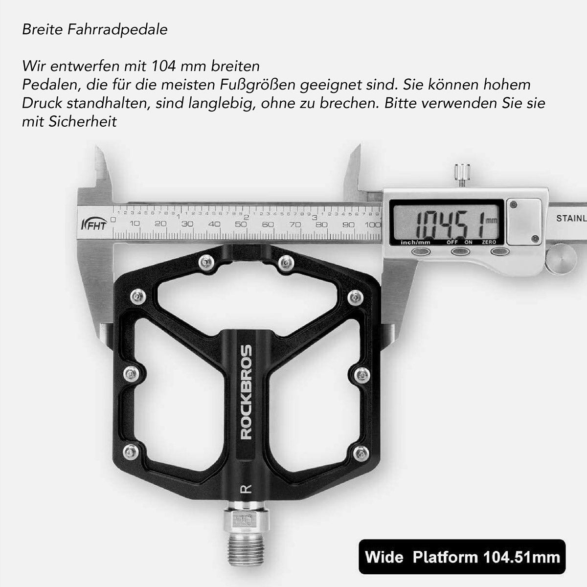 pedale leicht ROCKBROS Rennrad Pedale aus Aluminium | Leicht & Effizient