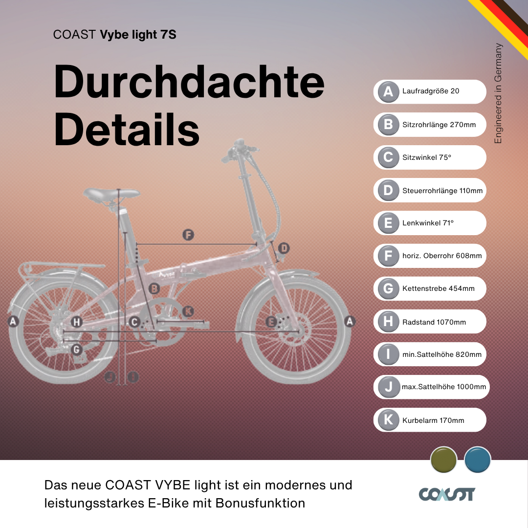 E-Klapprad | VYBE LIGHT 7-Gang