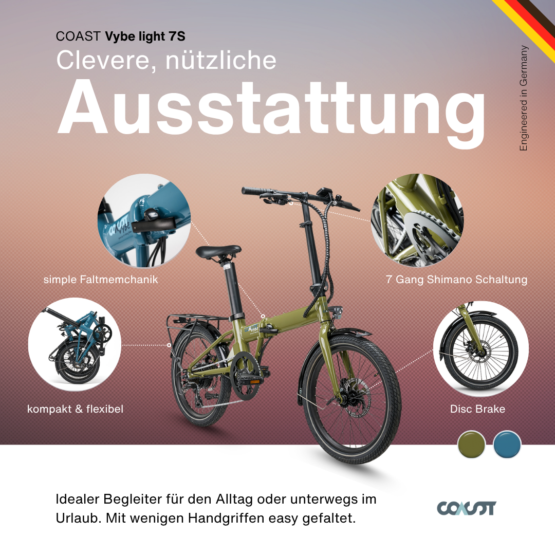 E-Klapprad | VYBE LIGHT 7-Gang