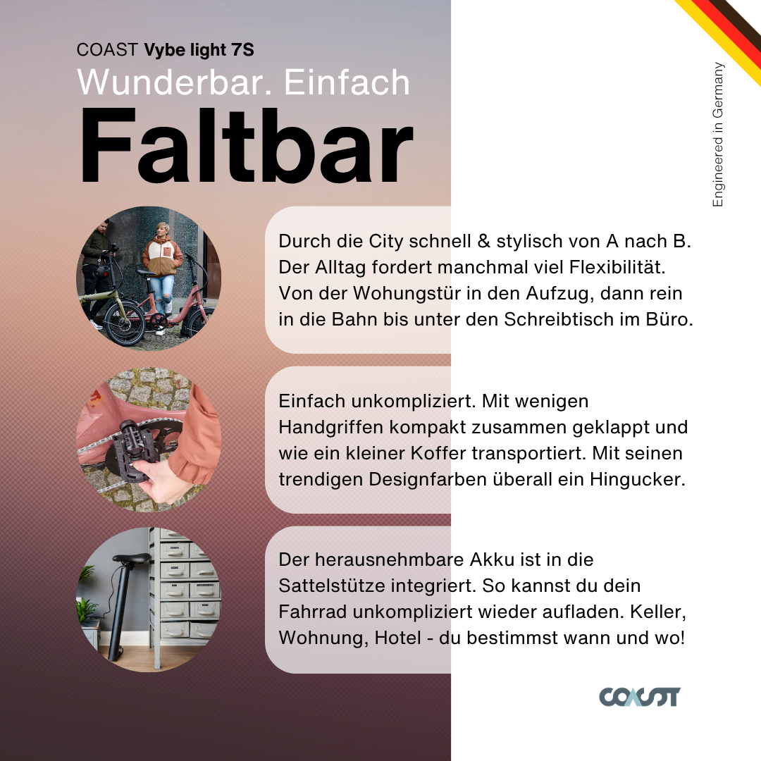 E-Klapprad | VYBE LIGHT 7-Gang