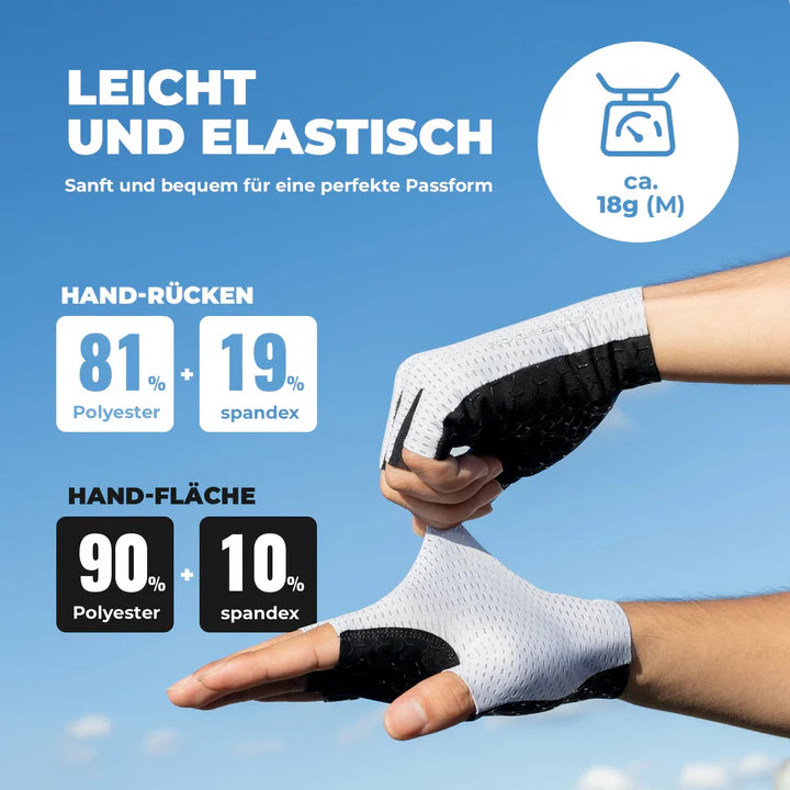 ROCKBROS Sommer Fahrradhandschuhe – Rutschfest & Atmungsaktiv