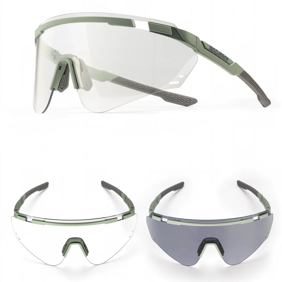 ROCKBROS Photochrome Fahrradbrille – UV400 & TR90