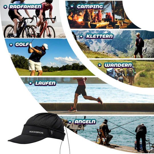 ROCKBROS Sommer Cap mit UV-Schutz – Atmungsaktiv und Leicht