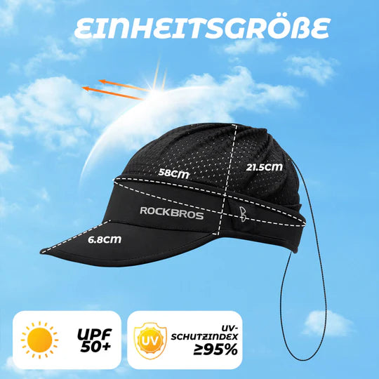 ROCKBROS Sommer Cap mit UV-Schutz – Atmungsaktiv und Leicht