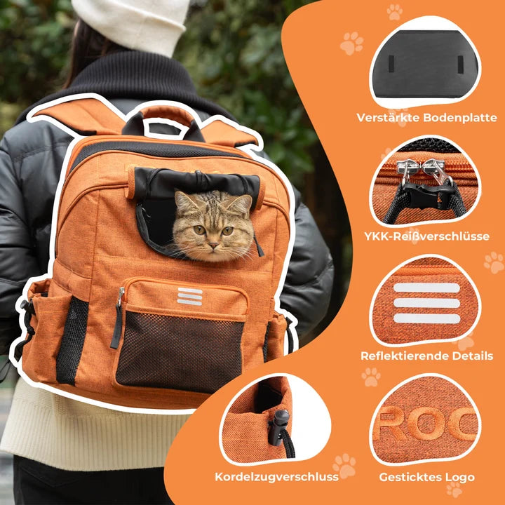 ROCKBROS 21L Fahrrad-Lenkertasche & Haustiertasche – 2-in-1 Rucksack für E-Bike & Faltrad