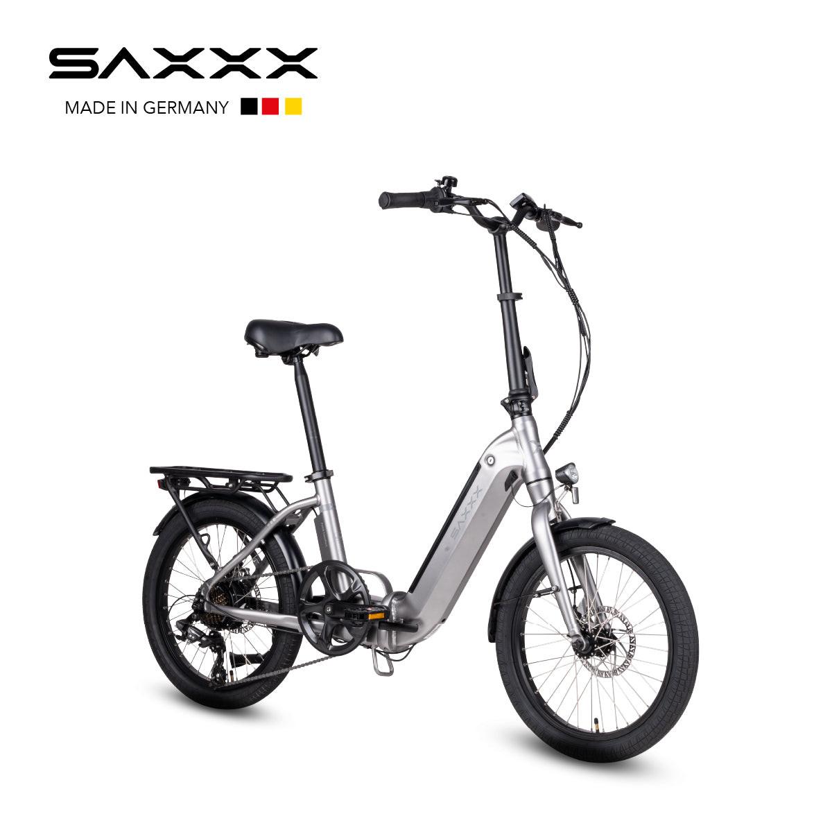 exxite klapprad SAXXX Foldi Comfort E-Klapprad (375Wh) SIZE:XXL Short Kinderrad 20 Zoll (5 RGroup_engagemips