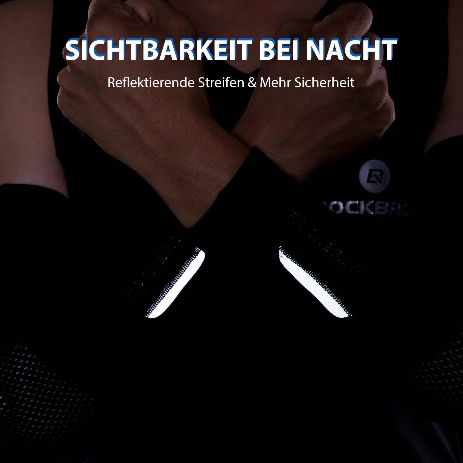 ROCKBROS Radsport Armlinge Winter Anti Rutschen Arm Sleeves