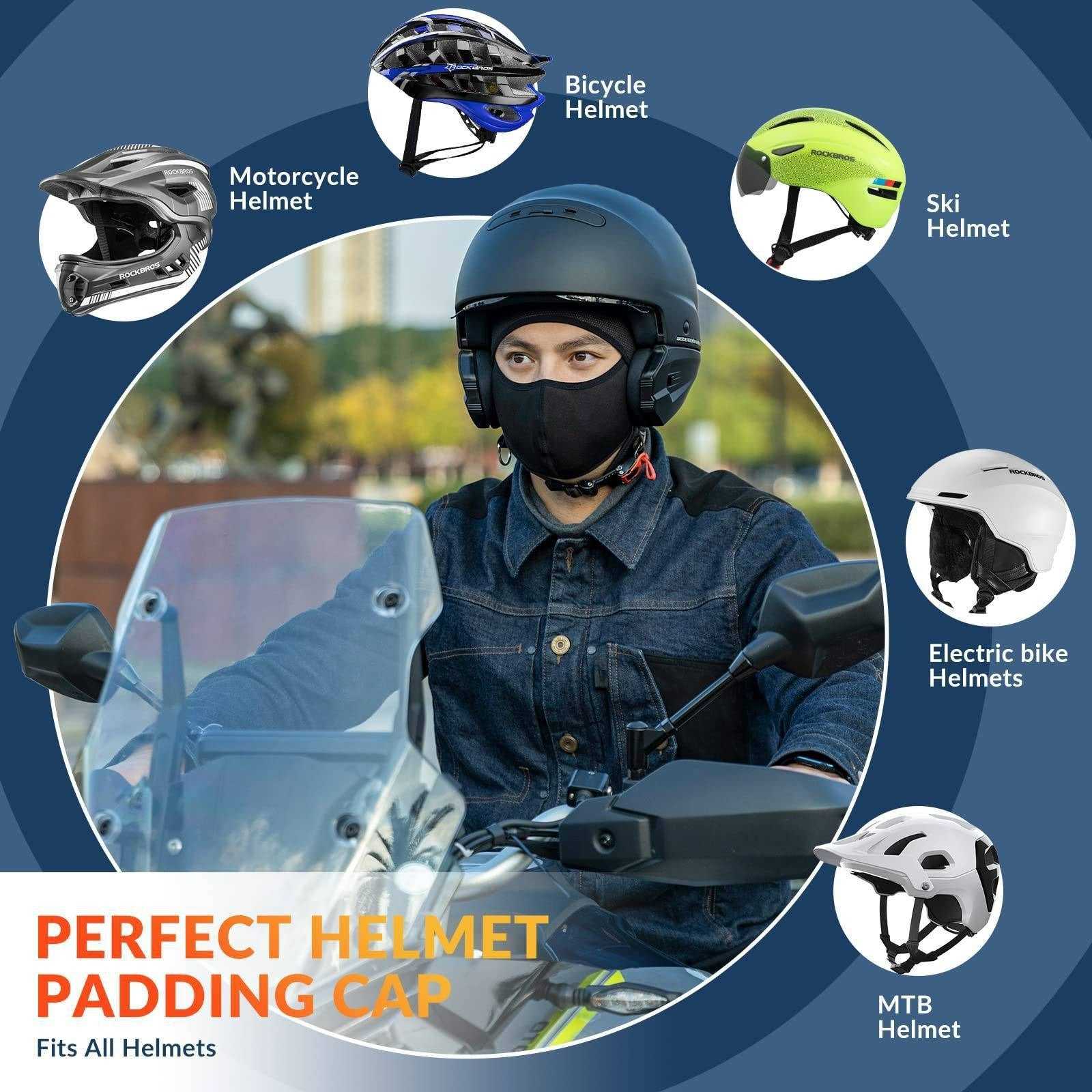 Rockbros Winter Baraklava mit Brillen-Loch