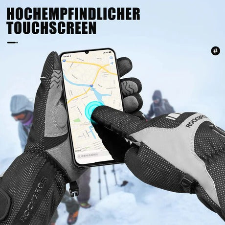 ROCKBROS Fahrradhandschuhe Touchscreen Warme Winterhandschuhe S-XL