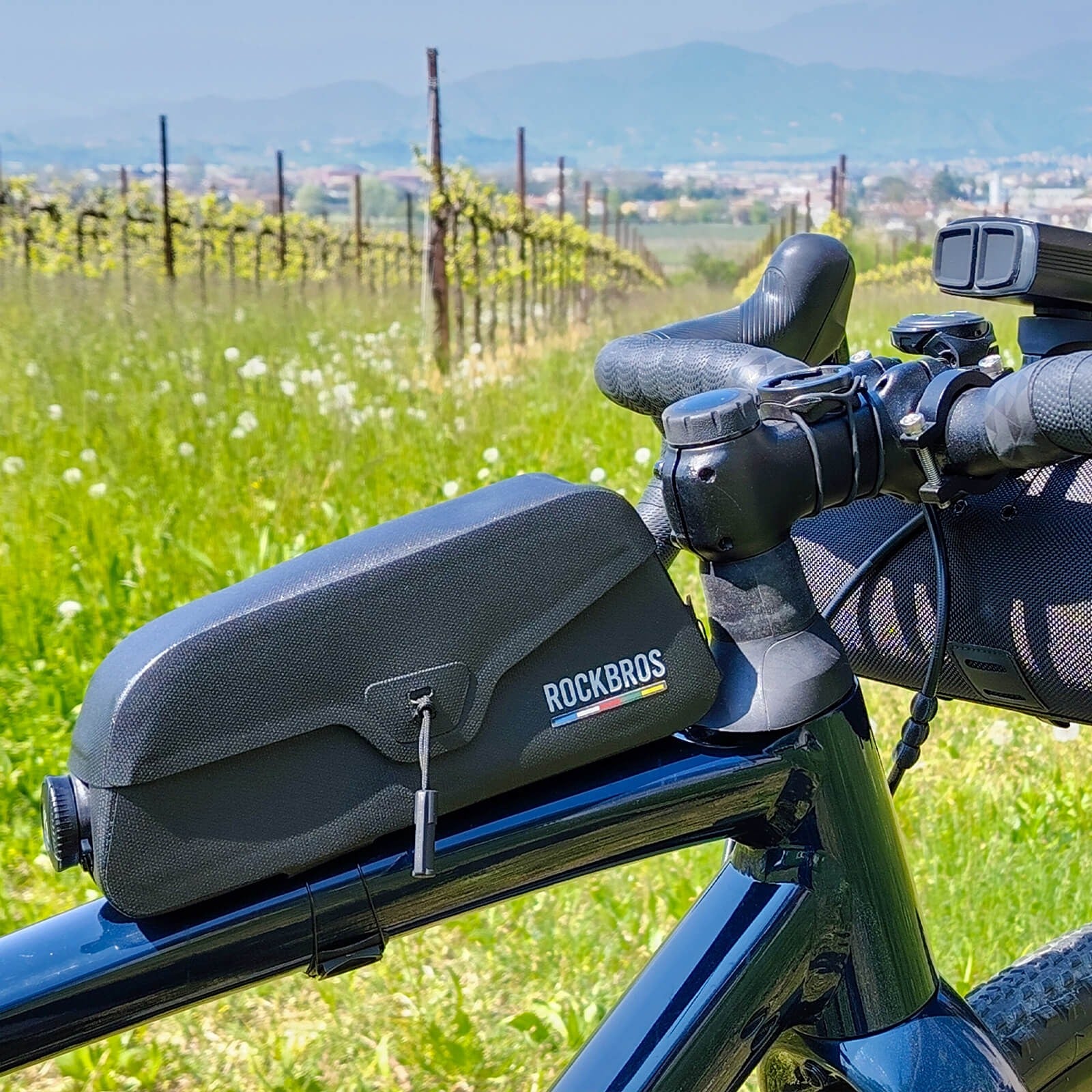 ROCKBROS | ROAD TO SKY Magnetische Oberrohrtasche 100 % Wasserdicht