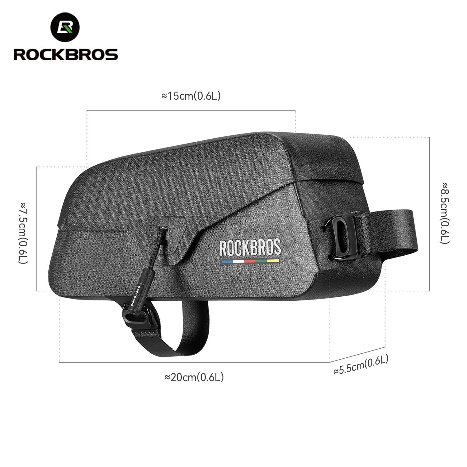 ROCKBROS | ROAD TO SKY Magnetische Oberrohrtasche 100 % Wasserdicht