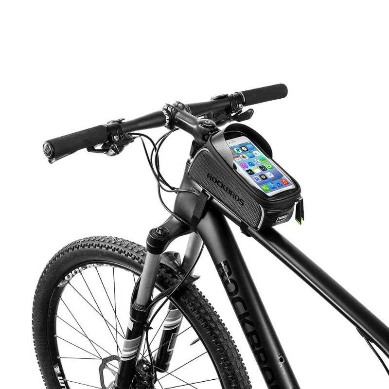 mountainbike handytasche Rockbros Oberrohrtasche Wasserdicht 1.5L: Handytasche bis 6.5"