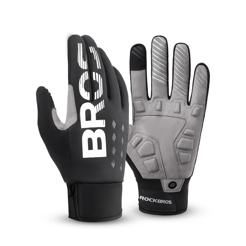 Rockbros Vollfinger Fahrradhandschuhe | Touchscreen-Funktion