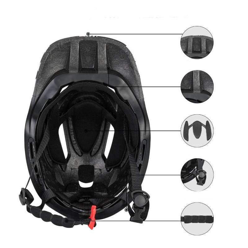 ROCKBROS Kinderhelm Integralhelm mit Abnehmbare Kinnschutz für Jungen/Mädchen