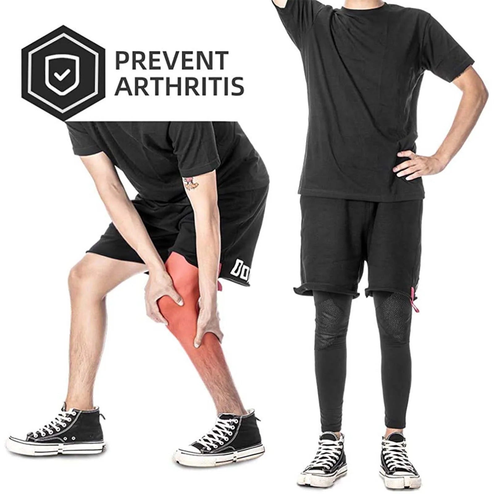 ROCKBROS Radsport Beinlinge Knieschutz Winter Anti Rutschen Beinwärmer