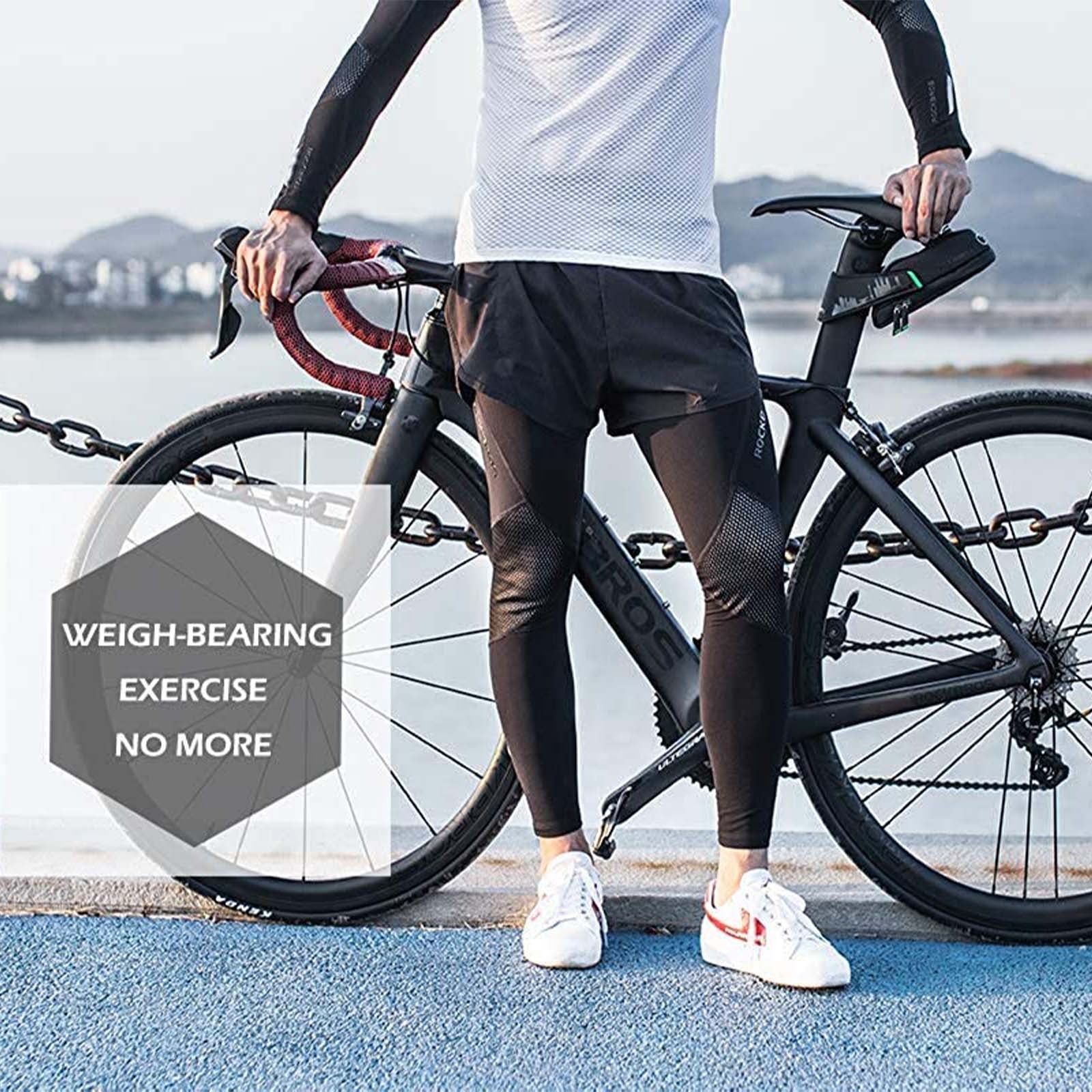 ROCKBROS Radsport Beinlinge Knieschutz Winter Anti Rutschen Beinwärmer