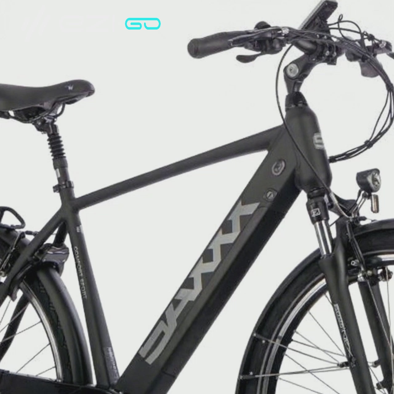 SAXONETTE E-Bike Premium Sport Wave, Mittelmotor, Trekking, 10 Gang