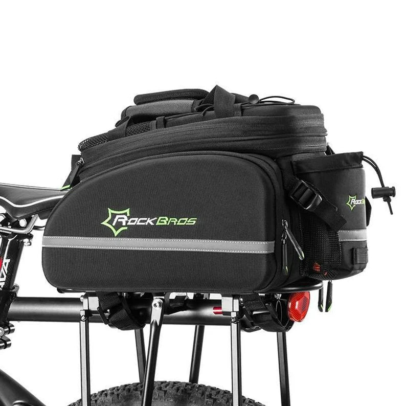 ROCKBROS Fahrrad Gepäckträgertasche 17–35 L – Wasserdicht mit Regenschutz