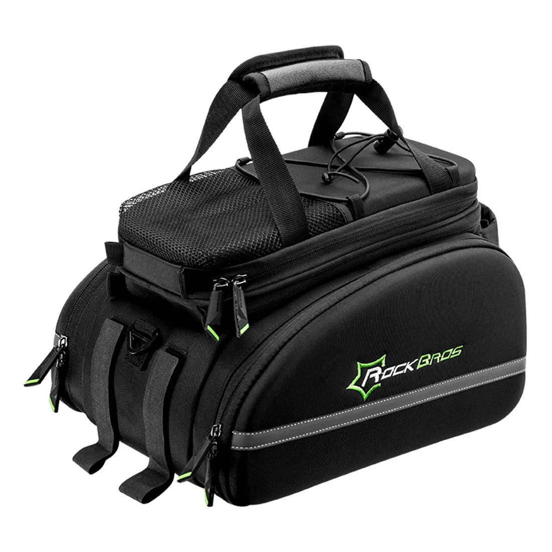 ROCKBROS Fahrrad Gepäckträgertasche 17–35 L – Wasserdicht mit Regenschutz