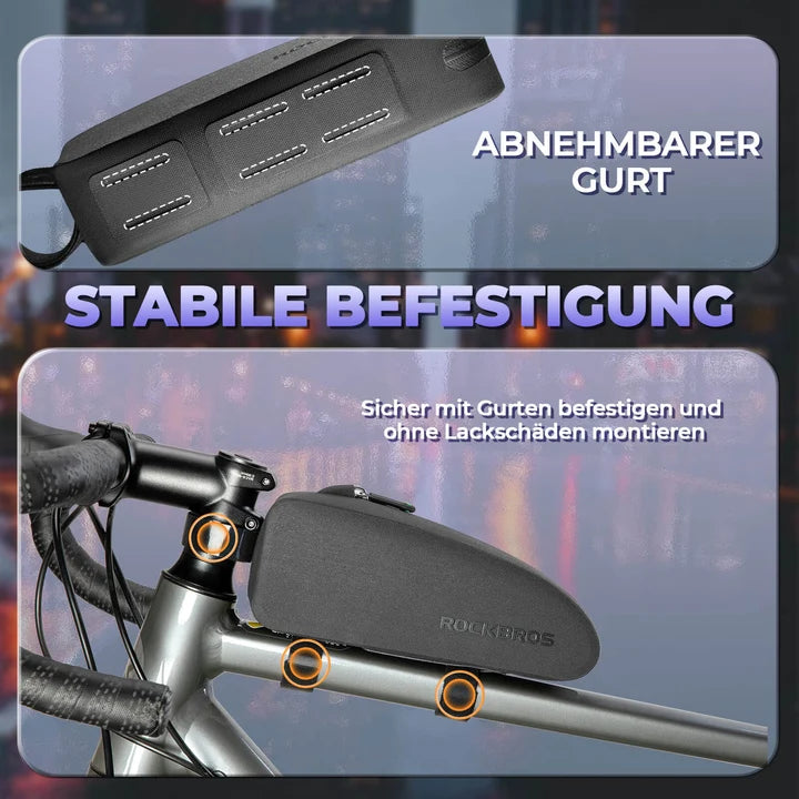 ROCKBROS Fahrradtasche Rahmentasche – Wasserdicht & Staubdicht, 1 L / 1,6 L