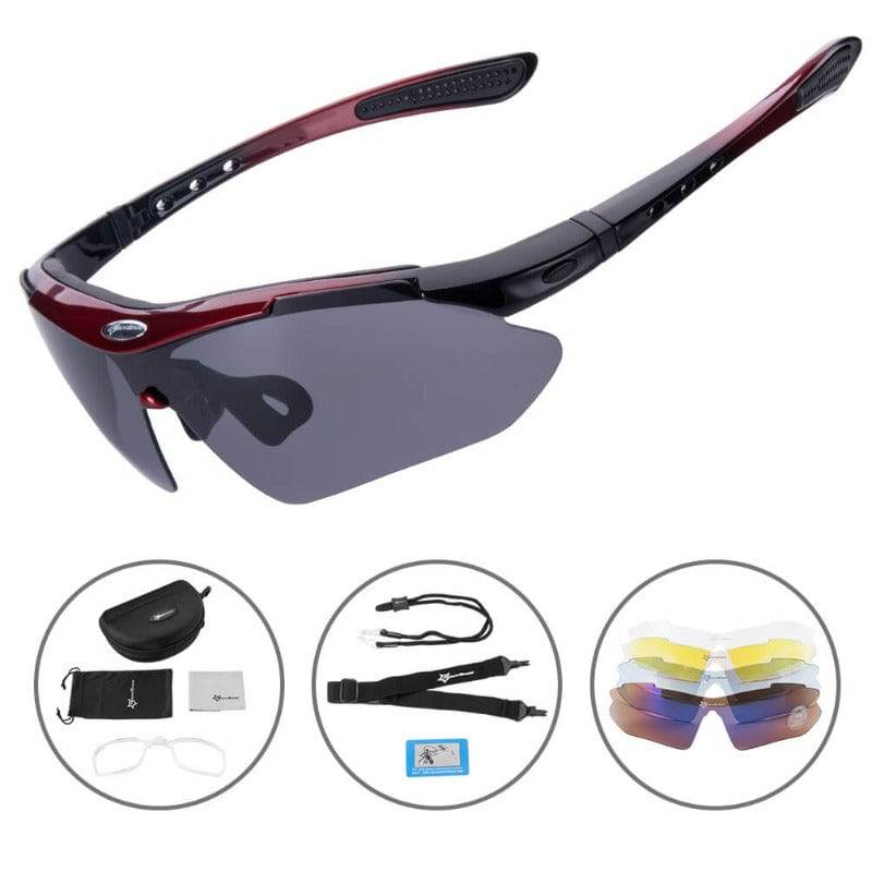 fahrradbrille polarisiert ROCKBROS Polarisierte Fahrradbrille | Blendfrei sehen