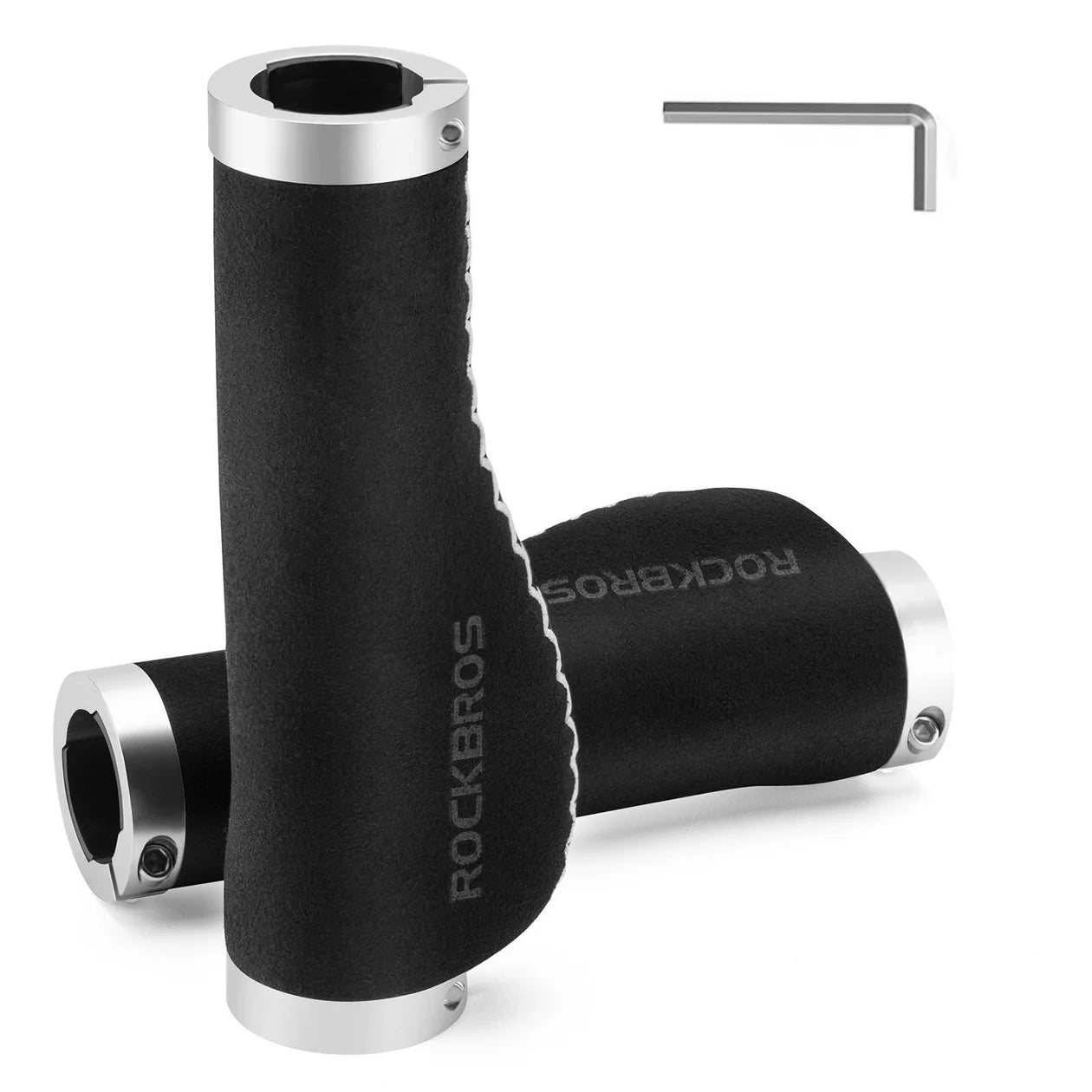 ergonomische fahrradgriffe leder Rockbros Fahrradgriffe MTB: Ergonomisch & Rutschfest Design