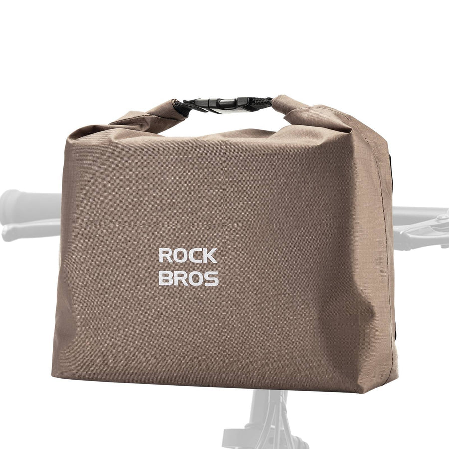ROCKBROS Wasserdichte Lenkertasche 2,5–4 L – Fahrradkorb mit Klettverschluss