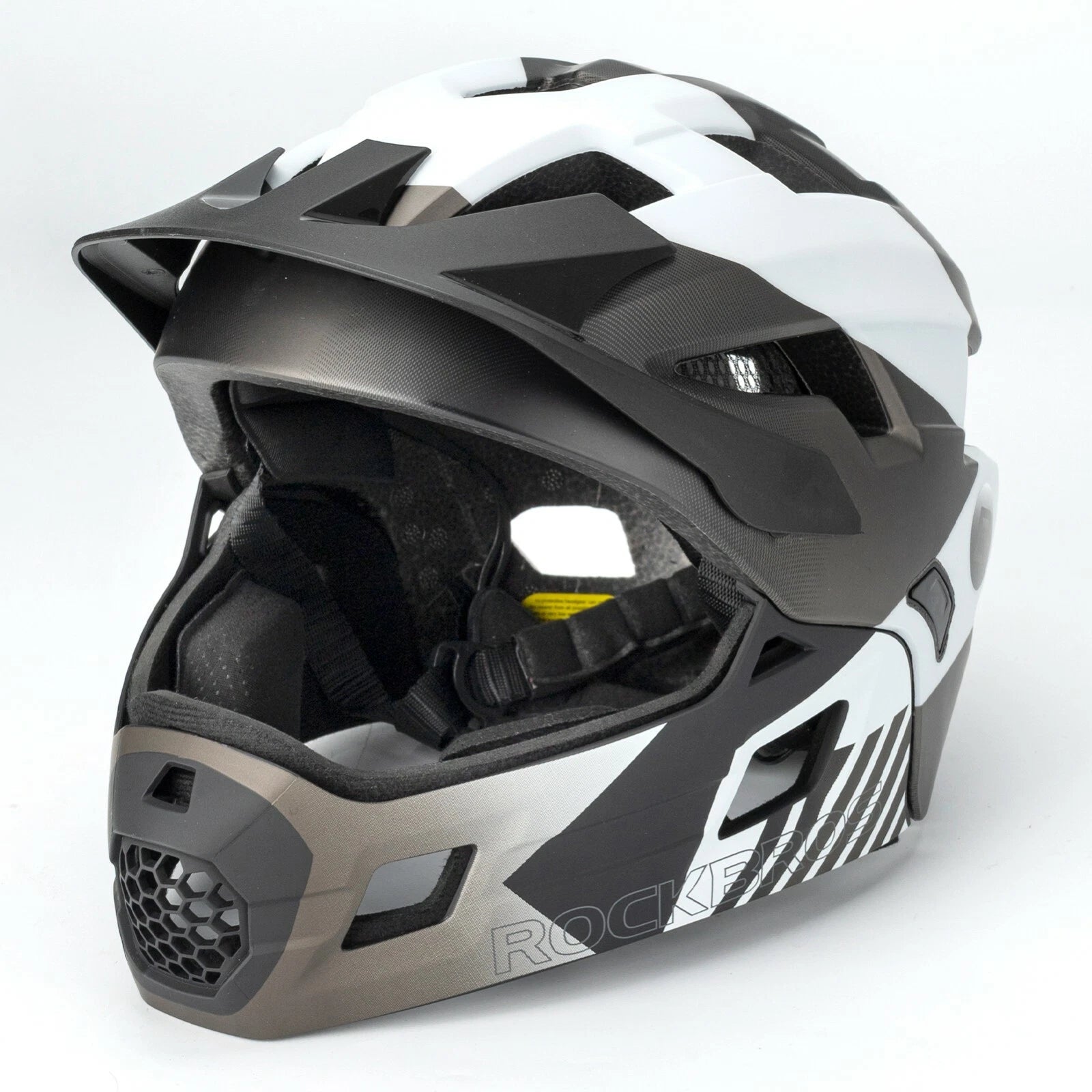 ROCKBROS Kinder Fahrradhelm mit Abnehmbarem Visier – Leichter Sicherheitshelm für Jungen & Mädchen, S 48–54 cm / M 54–57 cm