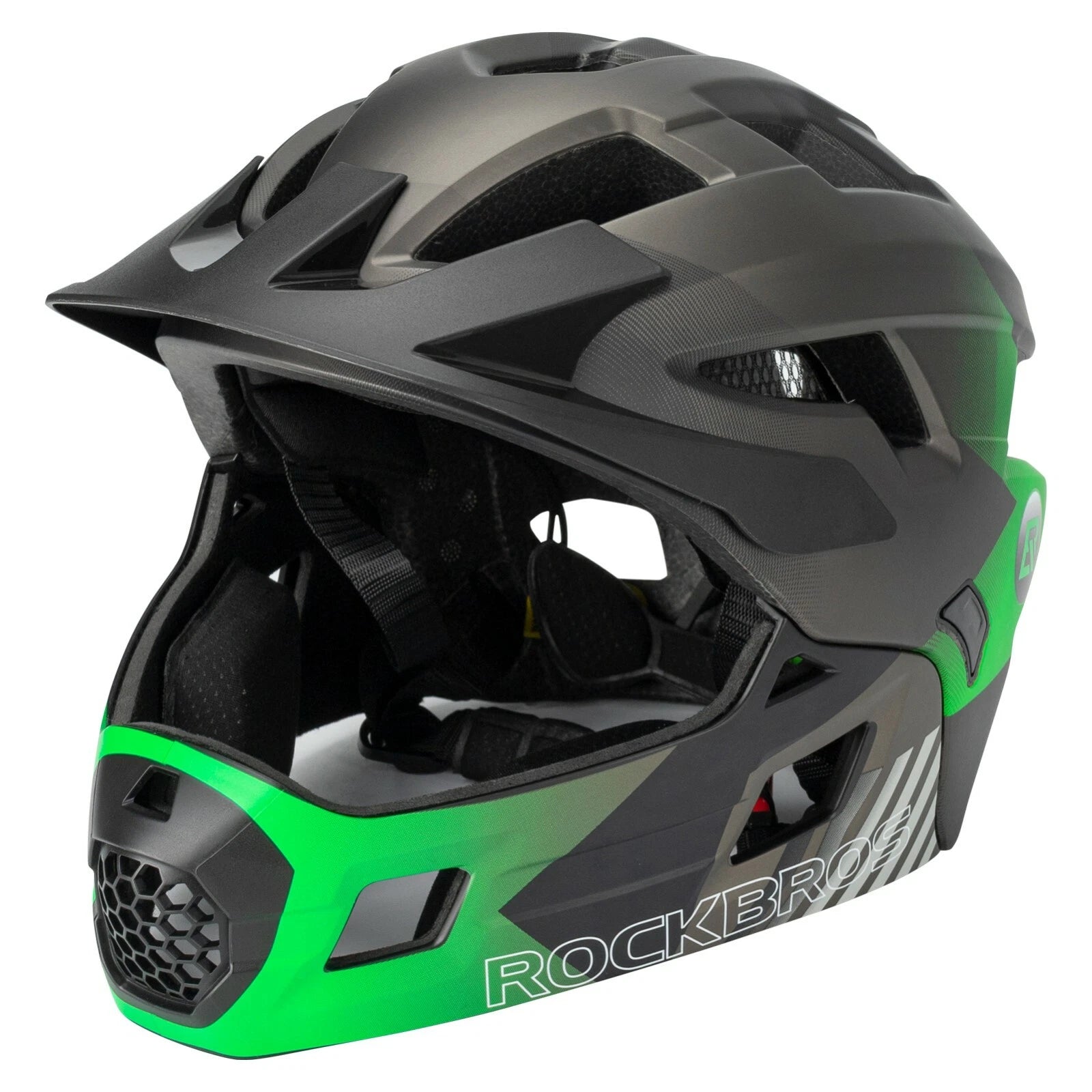 ROCKBROS Kinder Fahrradhelm mit Abnehmbarem Visier – Leichter Sicherheitshelm für Jungen & Mädchen, S 48–54 cm / M 54–57 cm