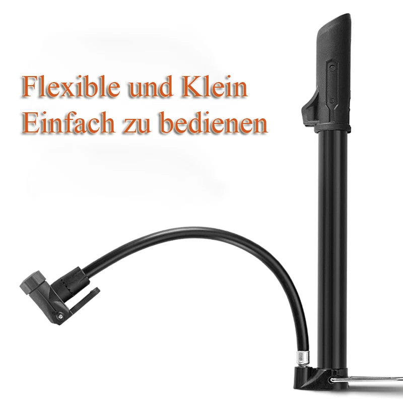 ROCKBROS E-Bike Luftpumpe Mini 120 PSI Hochdruck für Sclaverand- & Autoventil