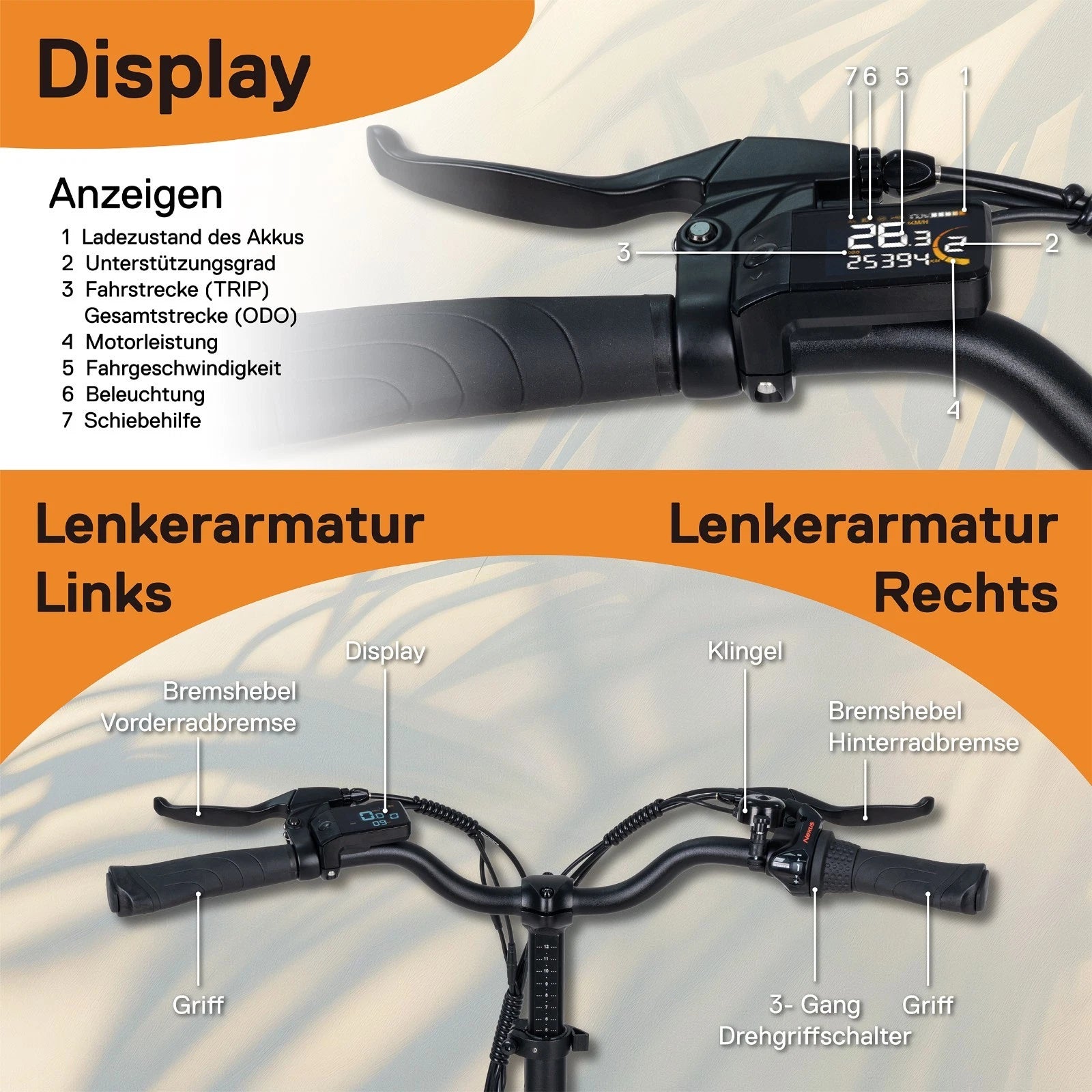 klapprad mit beleuchtung SAXONETTE Compact Comfort Plus 2.0 E-Faltrad