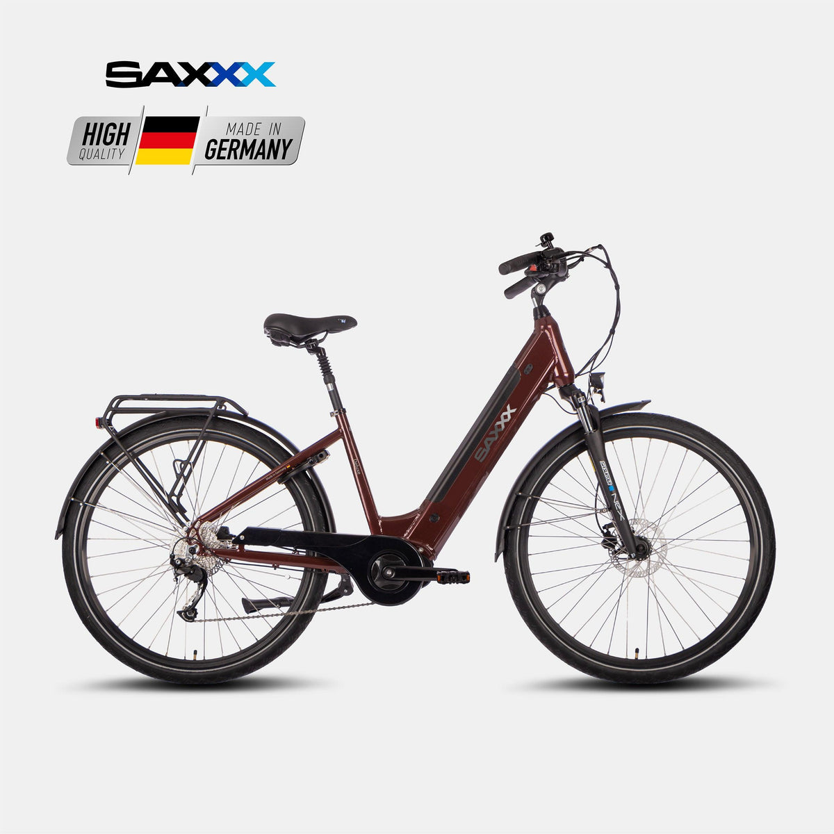 SAXXX E-Bike Deluxe Sport Wave, Mittelmotor