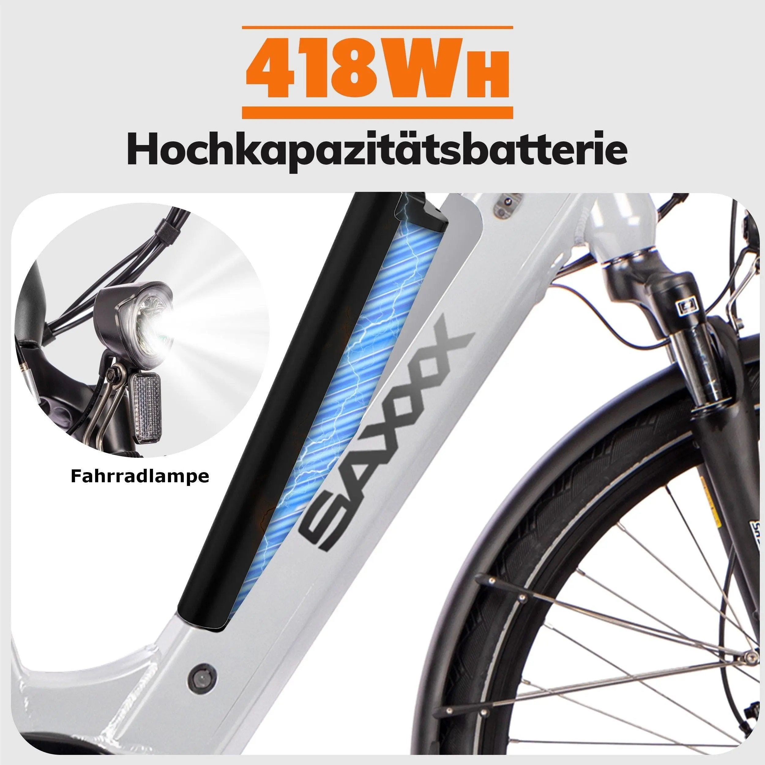 SAXXX Deluxe Sport Wave City E-Bike